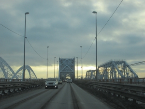 Мост через реку Волга в Нижнем Новгороде